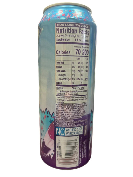 Arizona Frost Chillzicle Juice Drink 22OZ - U.S Edition