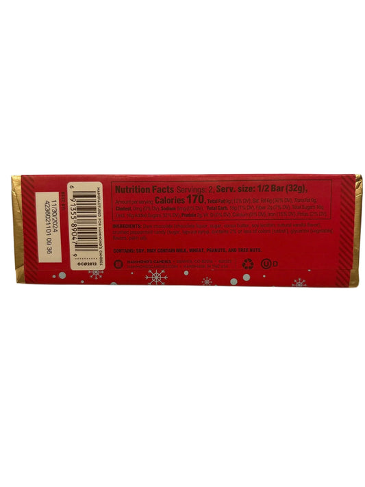 Hammond's Candy Cane Crunch Dark Chocolate Peppermint Frost 2.25OZ