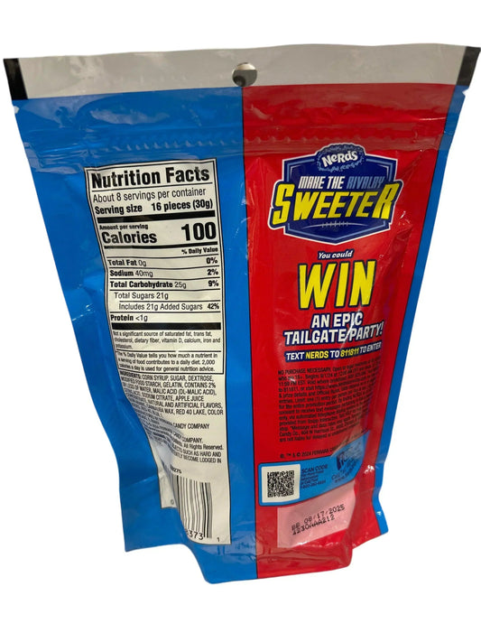 Nerds Gummy Clusters Berry Punch Rush Candy Bag 8OZ