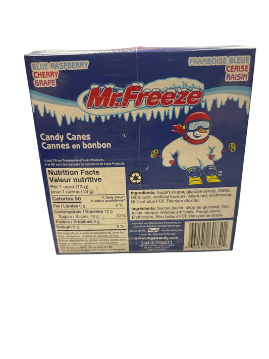 Mr. Freeze Candy Canes - 6 Pack U.S Edition
