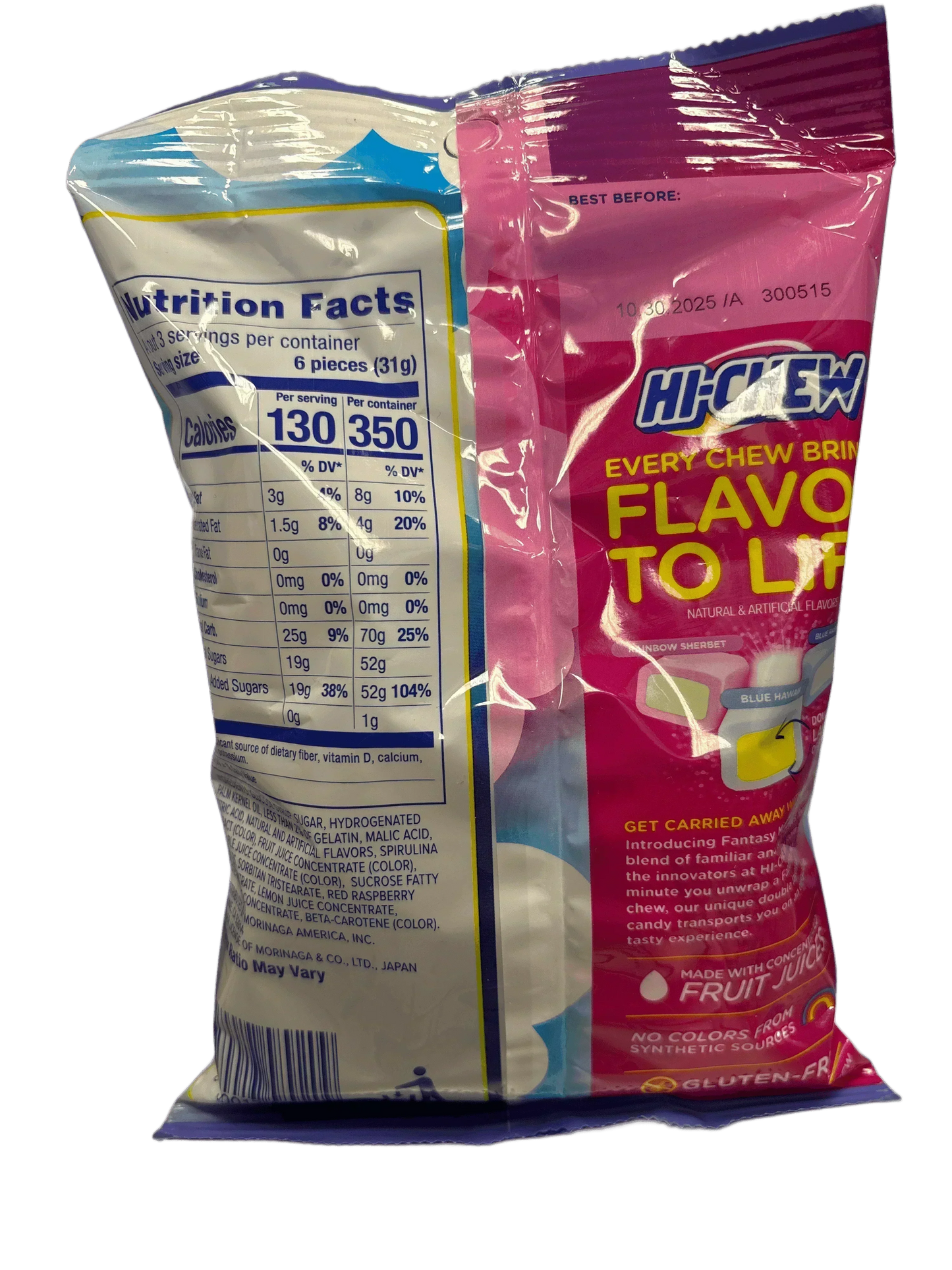 HI-CHEW Fantasy Mix Candy Bag 3OZ