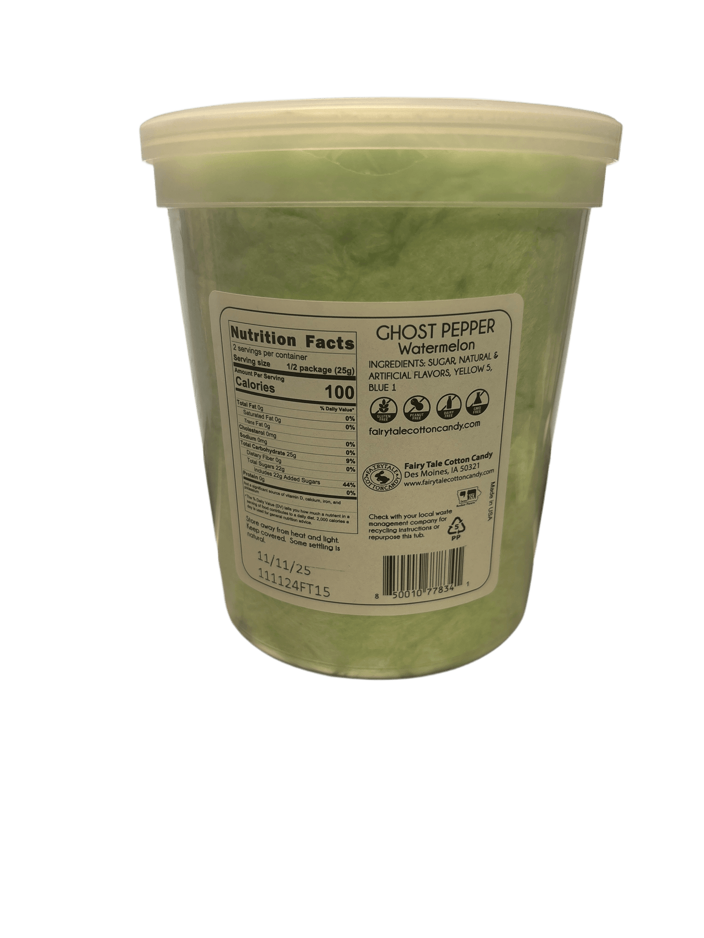 Ghost Pepper Watermelon Cotton Candy 1.75OZ