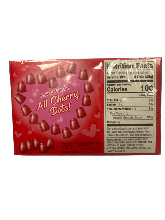 DOTS Valentines All Cherry Gummy Candy 6OZ