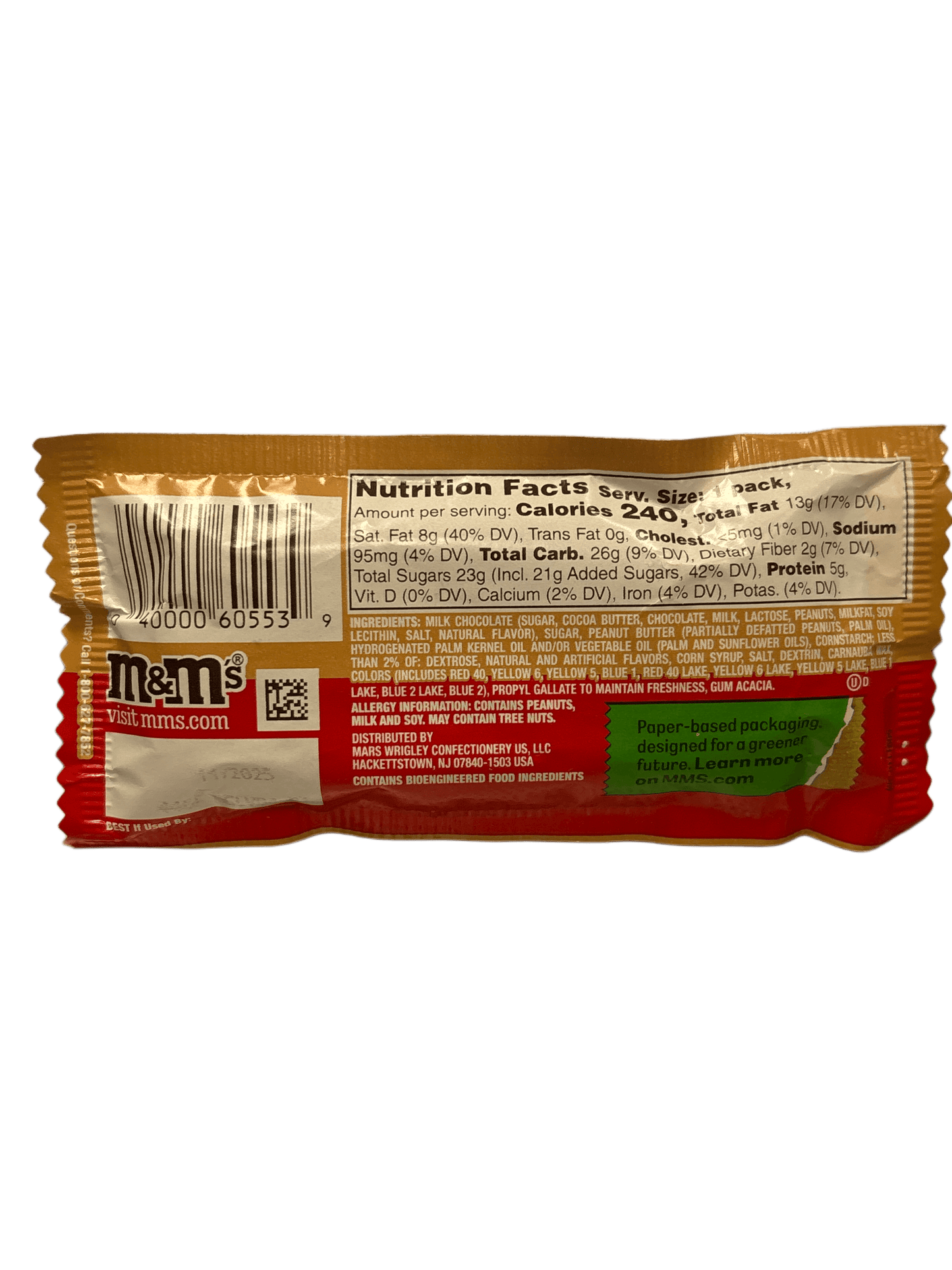 M&M'S Peanut Butter & Jelly Chocolate 1.63OZ - U.S Edition