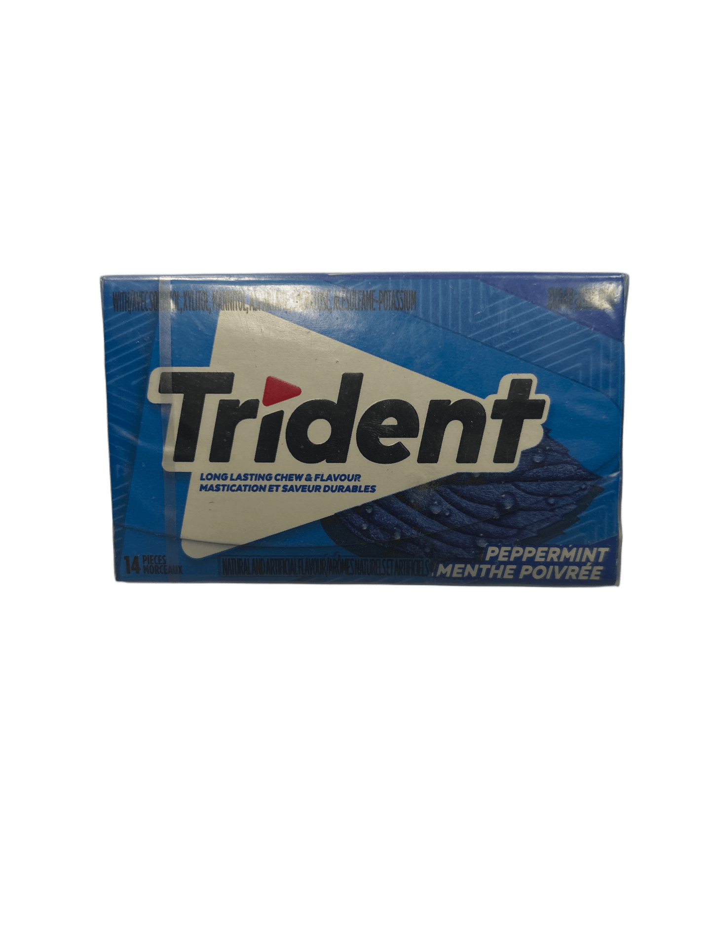 Trident Peppermint Gum 14 Pieces Canadian Edition