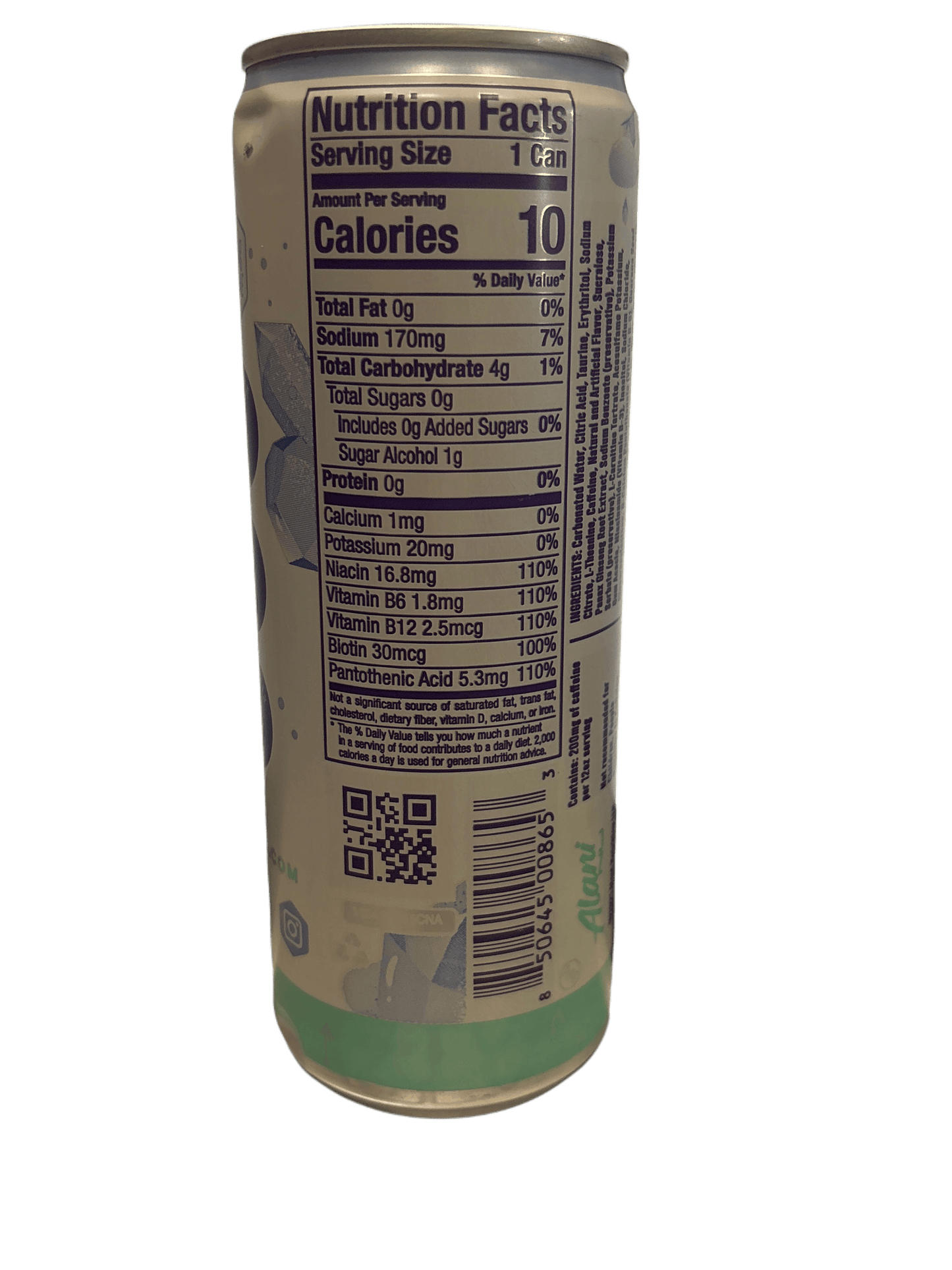 Alani Nu Arctic White Energy Drink 355ML Super Rare