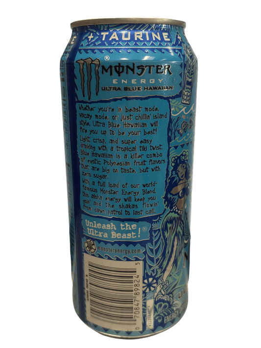 Monster Energy Zero Sugar Ultra Blue Hawaiian Drink 16OZ - U.S Edition
