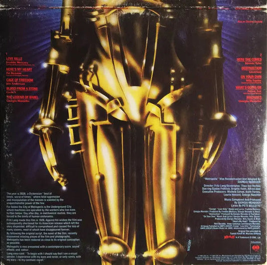 Metropolis - Original Motion Picture Soundtrack - 1984 Original
