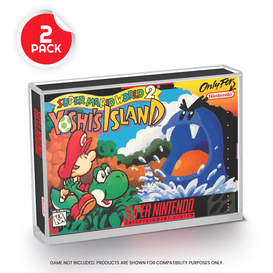 Acrylic Display Protector for SNES Games and N64 Game Box - Pack of 2