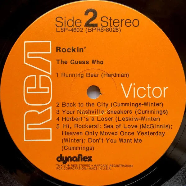 The Guess Who – Rockin' - 1972 US Original