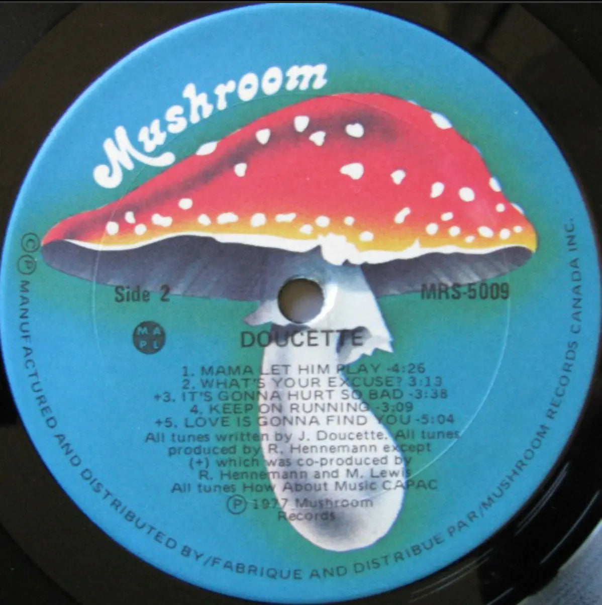 Doucette – Mama Let Him Play - 1977 First Pressing!