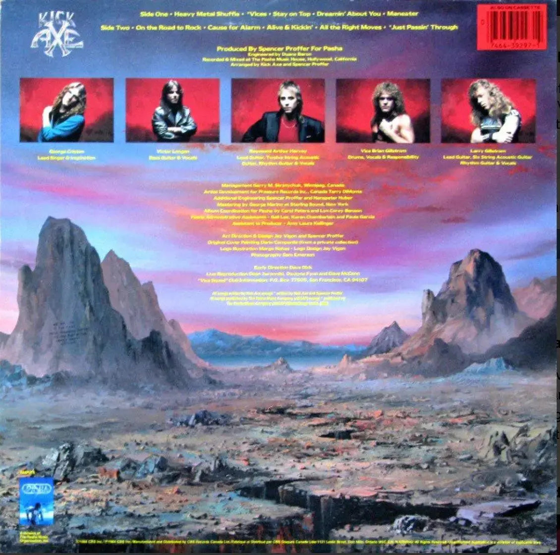 Kick Axe – Vices - 1984 Original!