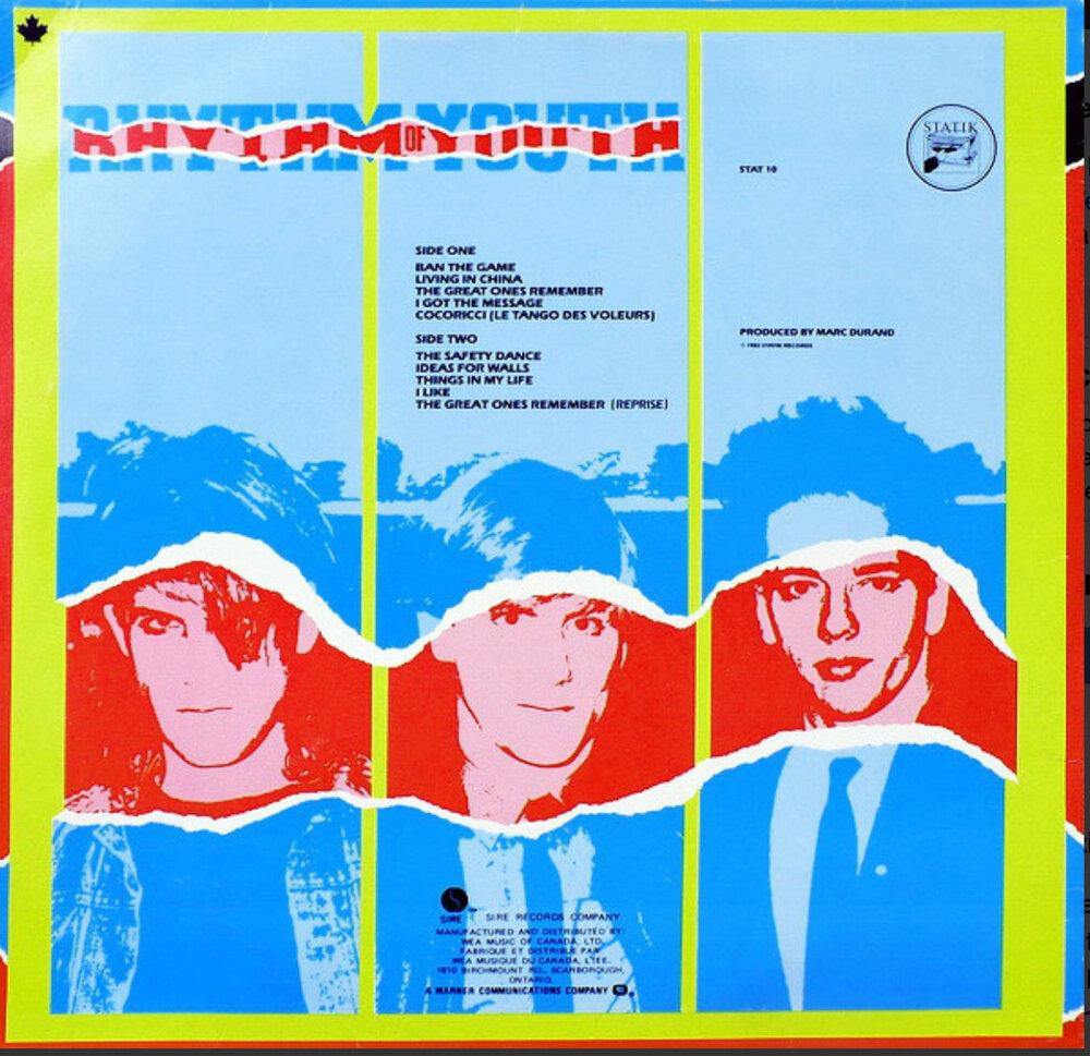 Men Without Hats – Rhythm Of Youth - 1982 Original