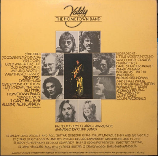 Valdy and the Hometown Band – Valdy And The Hometown Band - 1976