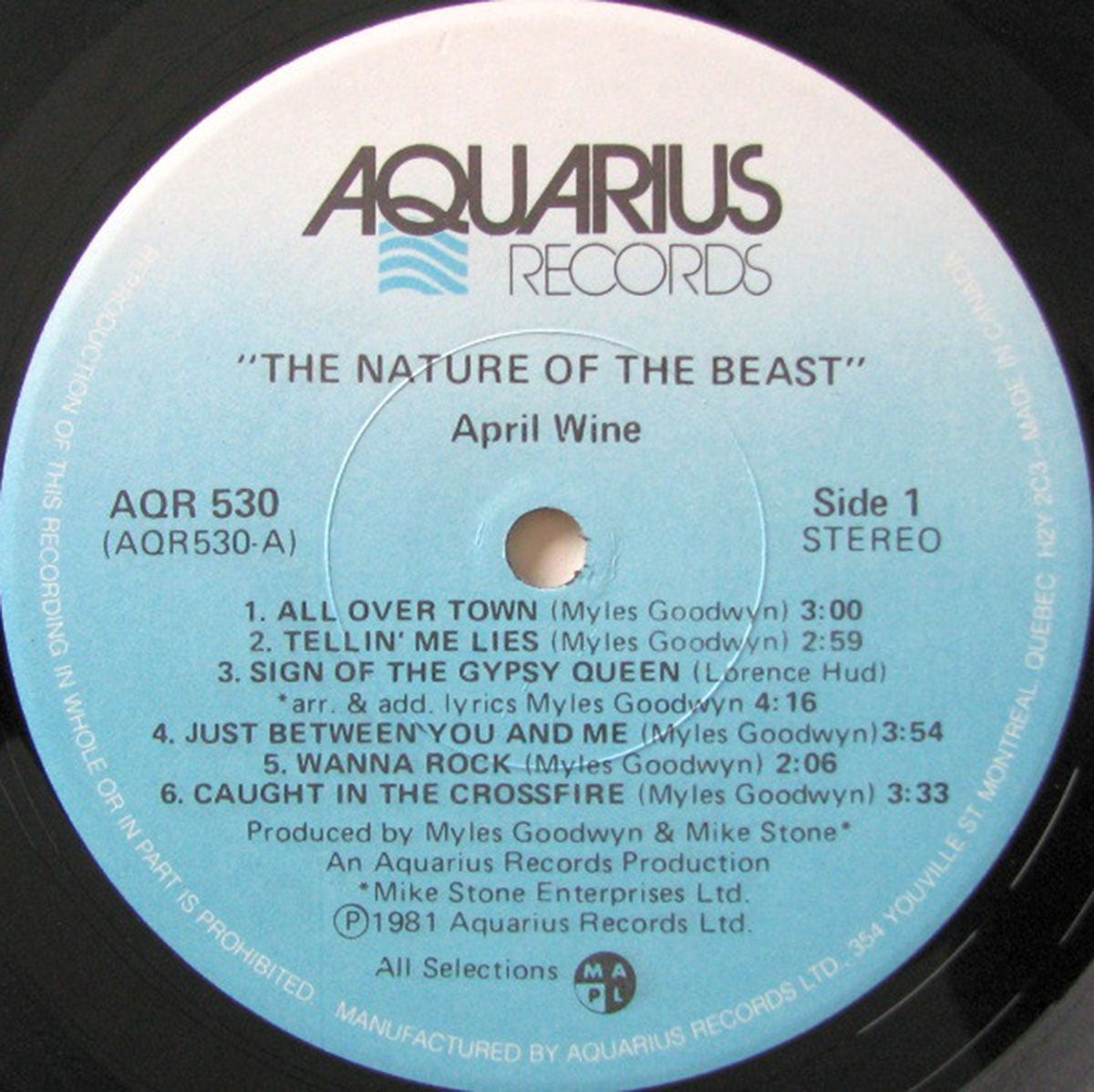 April Wine – The Nature Of The Beast - 1981 Original