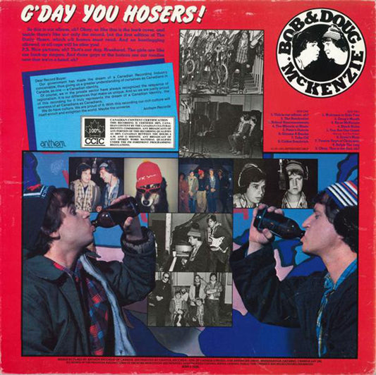 Bob & Doug McKenzie – Great White North - 1981 Original in Shrinkwrap!