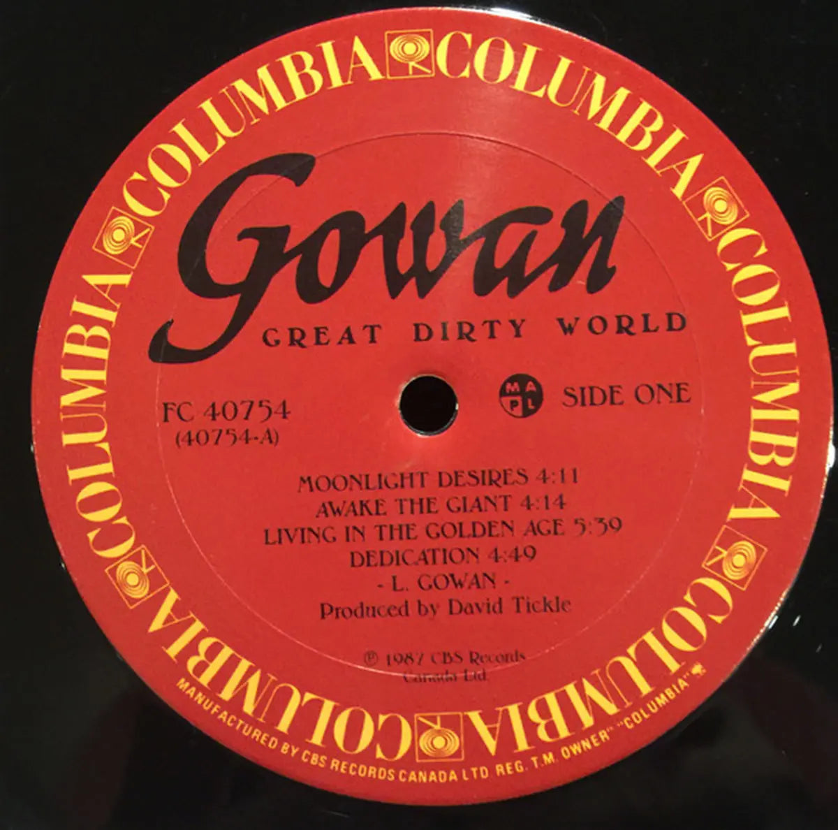 Gowan – Great Dirty World