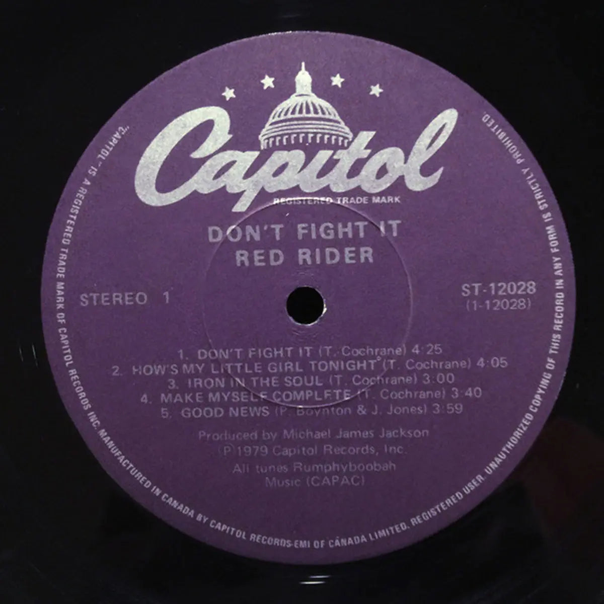 Red Rider – Don't Fight It - 1979 Original!