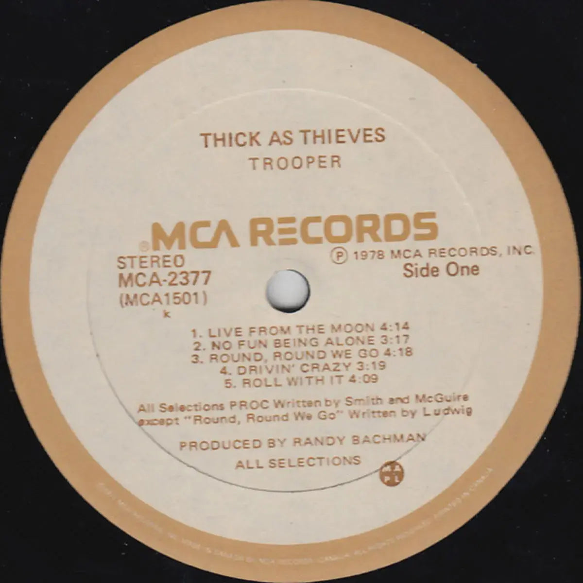 Trooper – Thick As Thieves - 1978 Original
