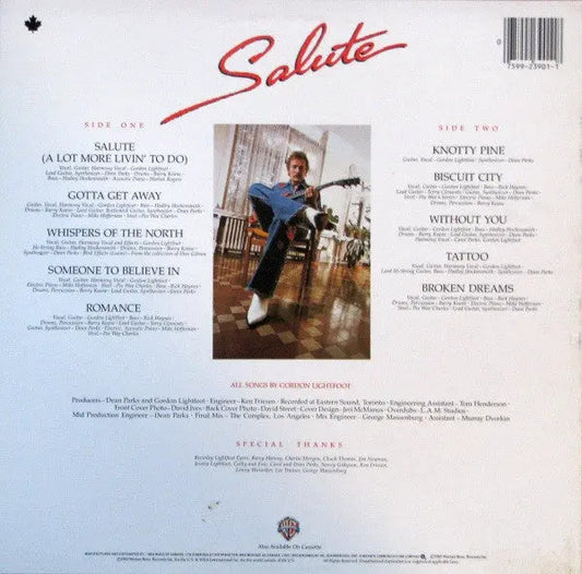 Gordon Lightfoot – Salute - 1983 Original in Shrinkwrap!