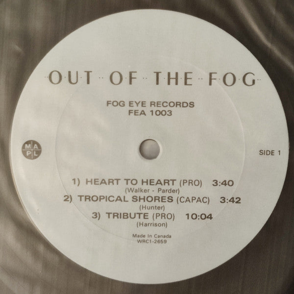 Out Of The Fog – Out Of The Fog - 1982 Original Pressing, Rare!