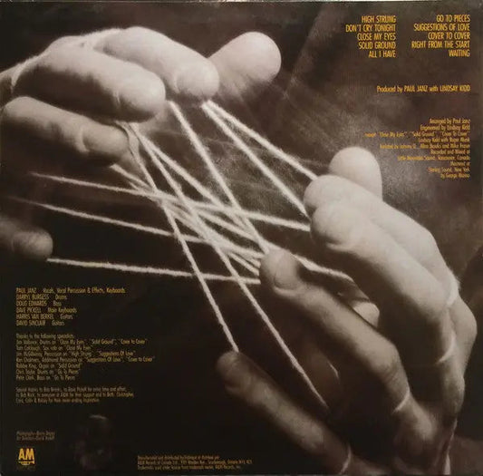 Paul Janz – High Strung - 1985 Original