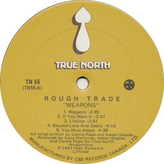 Rough Trade – Weapons - 1983 Original