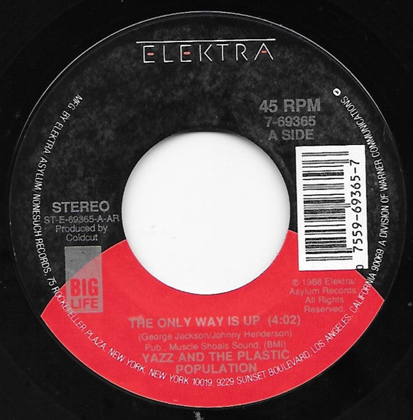 Yazz And The Plastic Population – The Only Way Is Up US Pressing