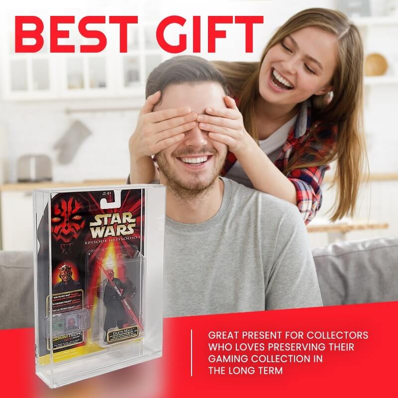 Acrylic Display Case for Star Wars & GI - Joe Carded 3.75" Action Figure Pack of 2 - Jack Righteous