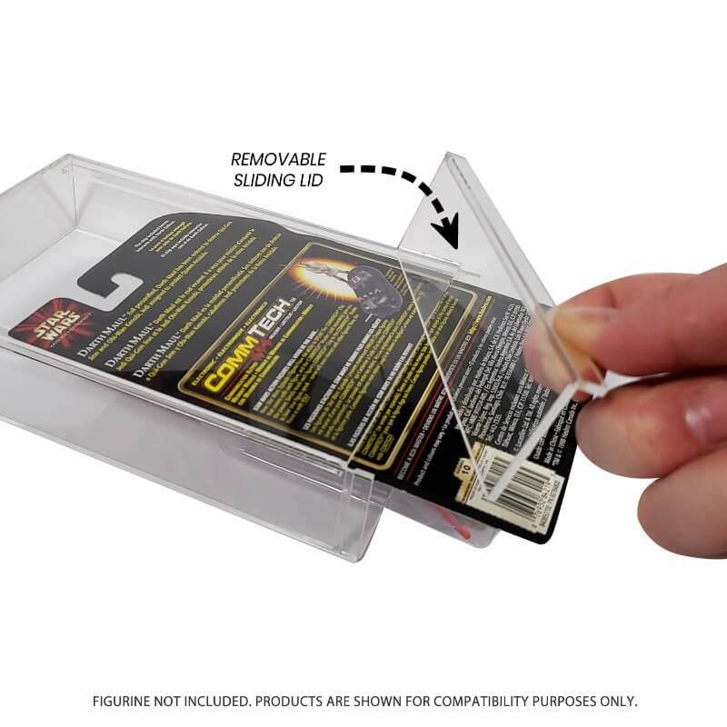 Acrylic Display Case for Star Wars & GI - Joe Carded 3.75" Action Figure Pack of 2 - Jack Righteous