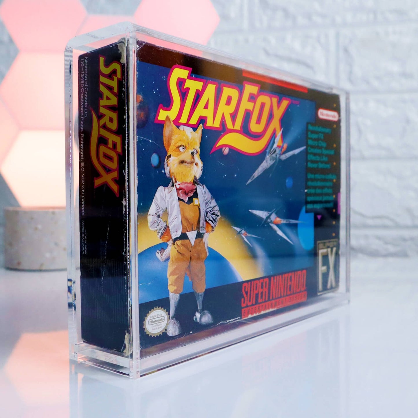 Acrylic Display Protector for SNES Games and N64 Game Box - Pack of 2 - Jack Righteous