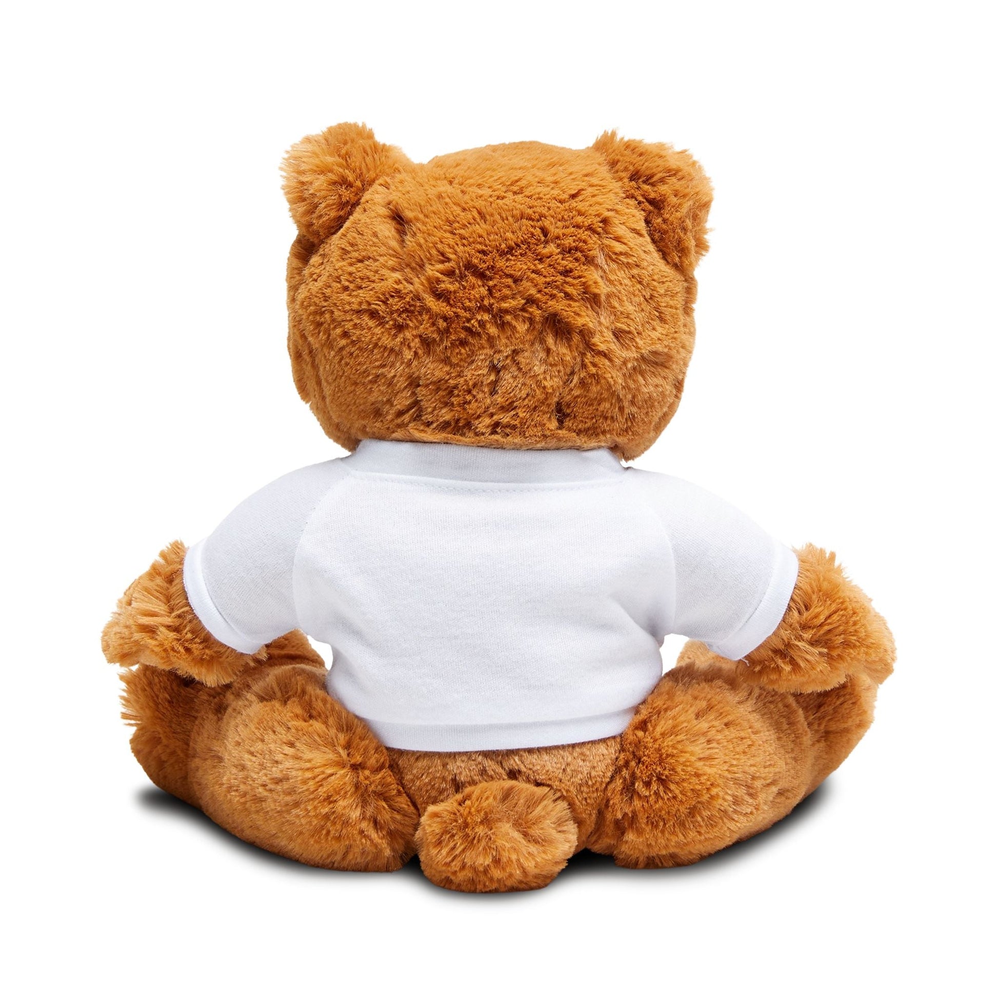 Adorable Teddy Bear with Customizable T-Shirt, Cuddly Gift for Birthdays, Baby Showers, Holidays, Plush Toy, Personalized Keepsake - Jack Righteous