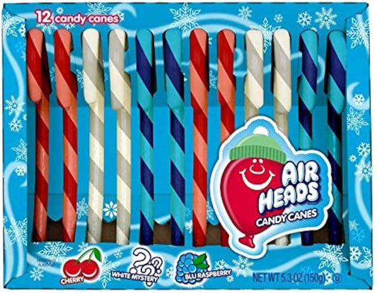 Airheads Christmas Candy Canes - 12 Count