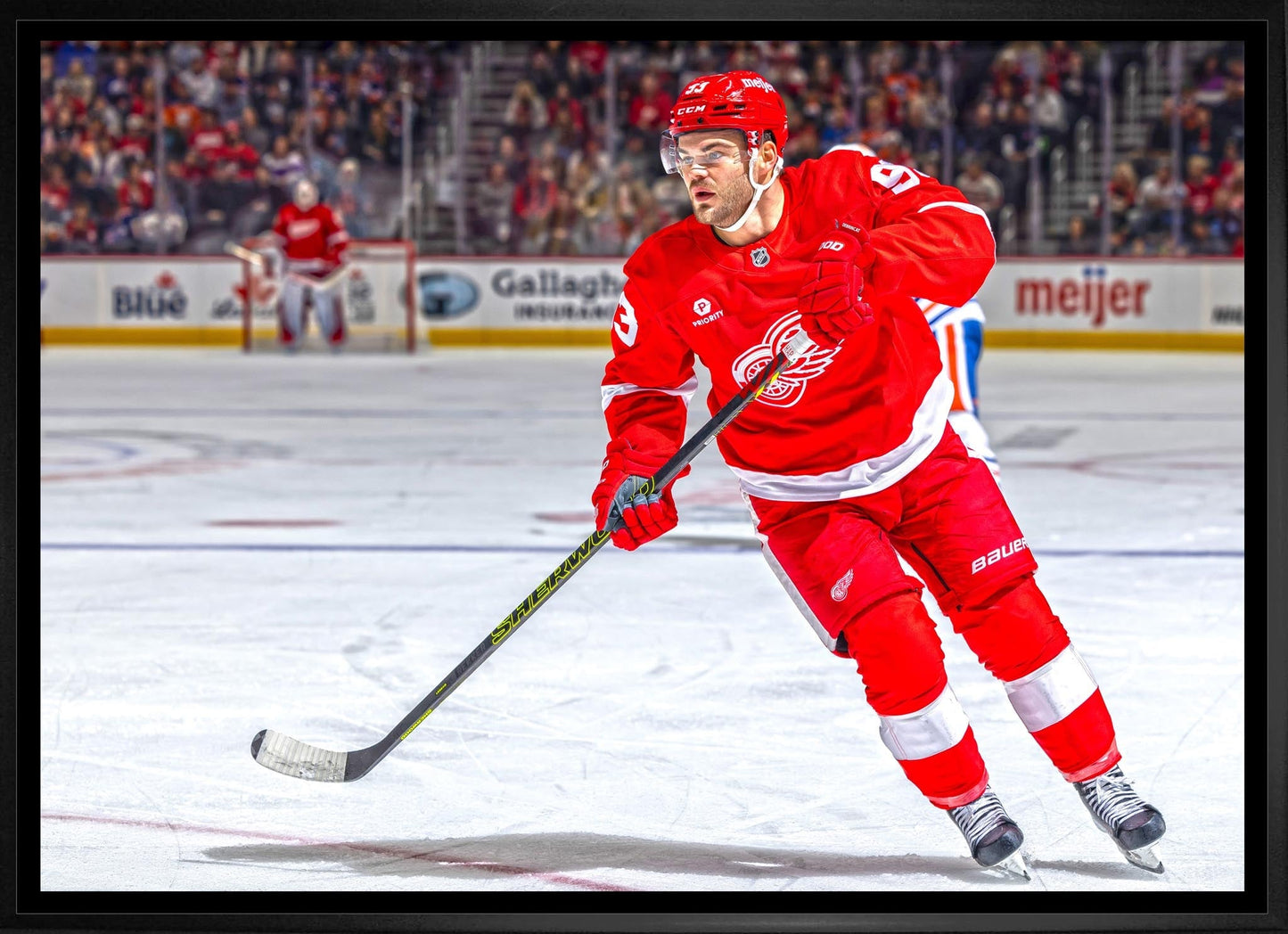 Alex DeBrincat 20x29 Framed Canvas Detroit Red Wings - Jack Righteous