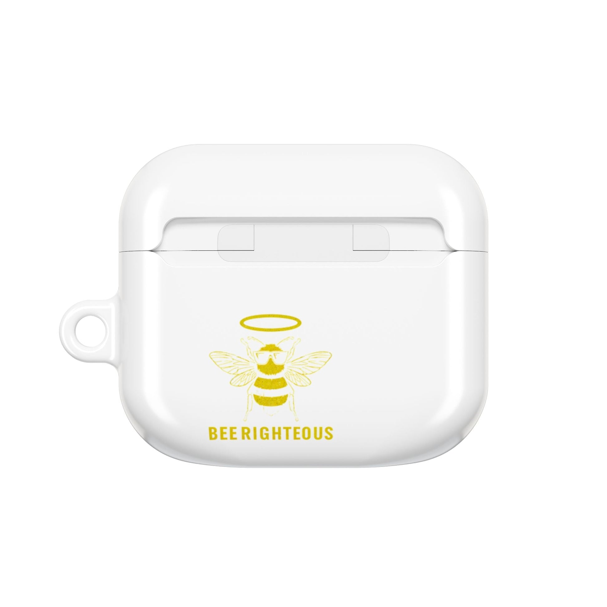Nature Lover Gift: Bee-Themed AirPod Cases - Cute Tech Accessories for Music Lovers, Fun Gift Idea - Jack Righteous