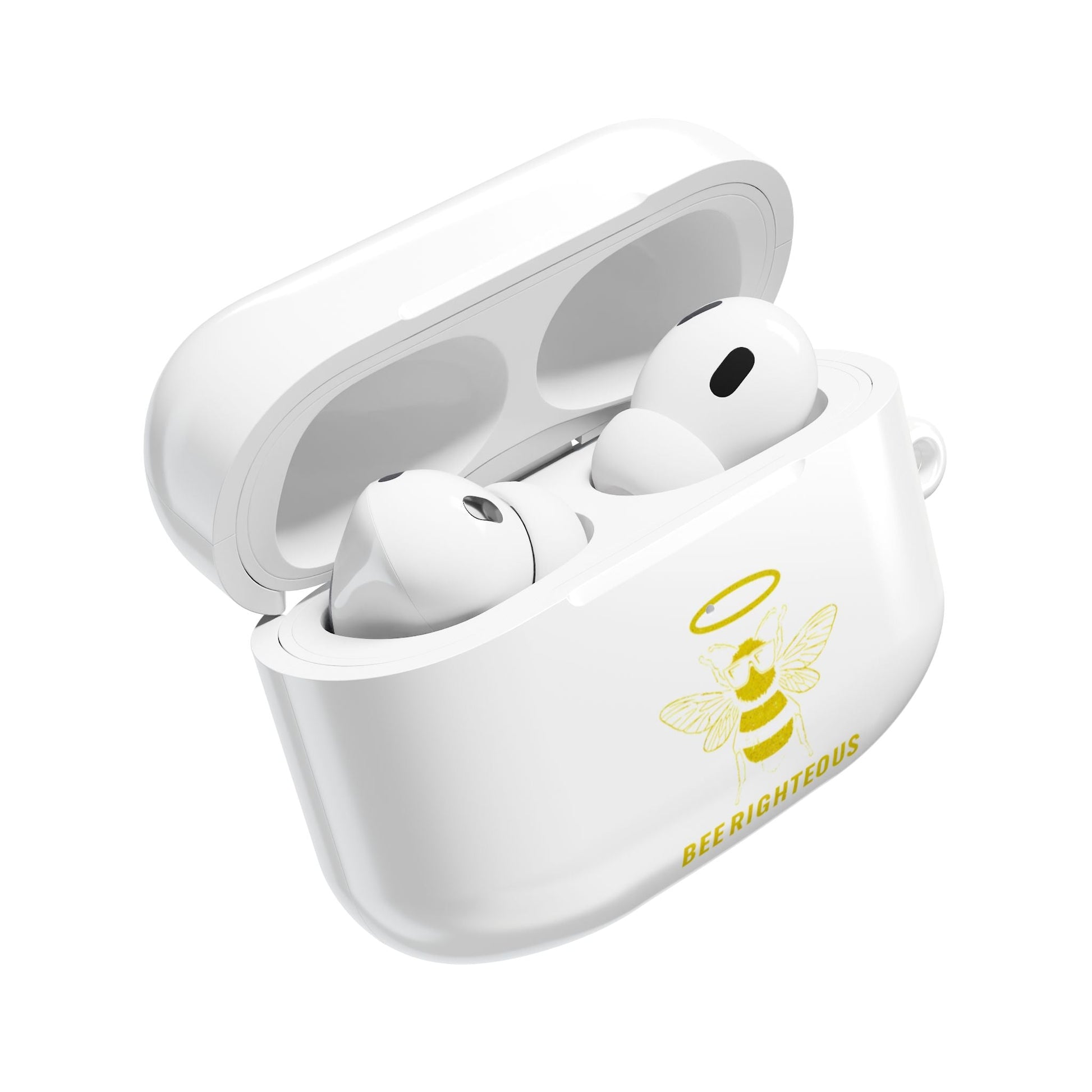 Nature Lover Gift: Bee-Themed AirPod Cases - Cute Tech Accessories for Music Lovers, Fun Gift Idea - Jack Righteous