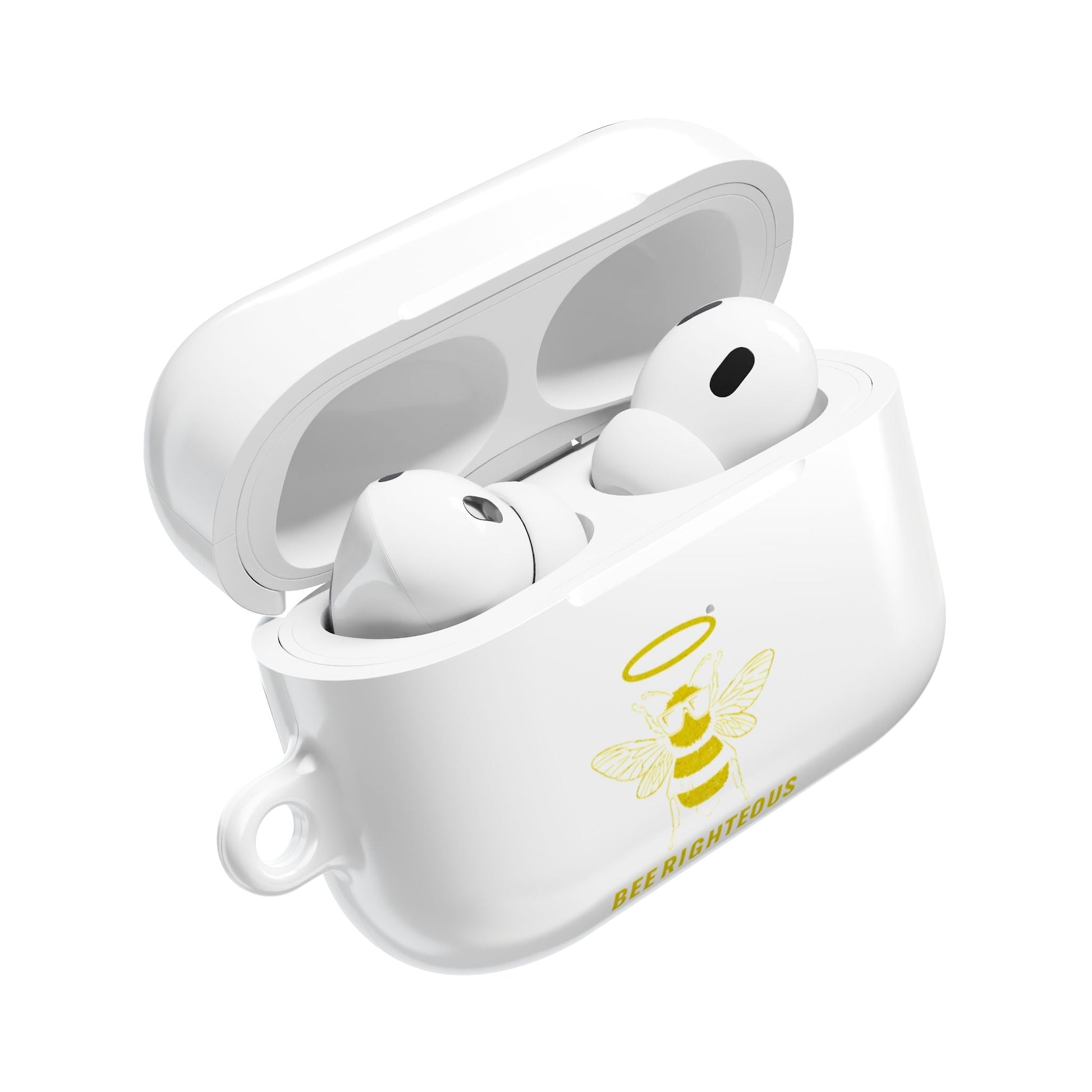 Nature Lover Gift: Bee-Themed AirPod Cases - Cute Tech Accessories for Music Lovers, Fun Gift Idea - Jack Righteous