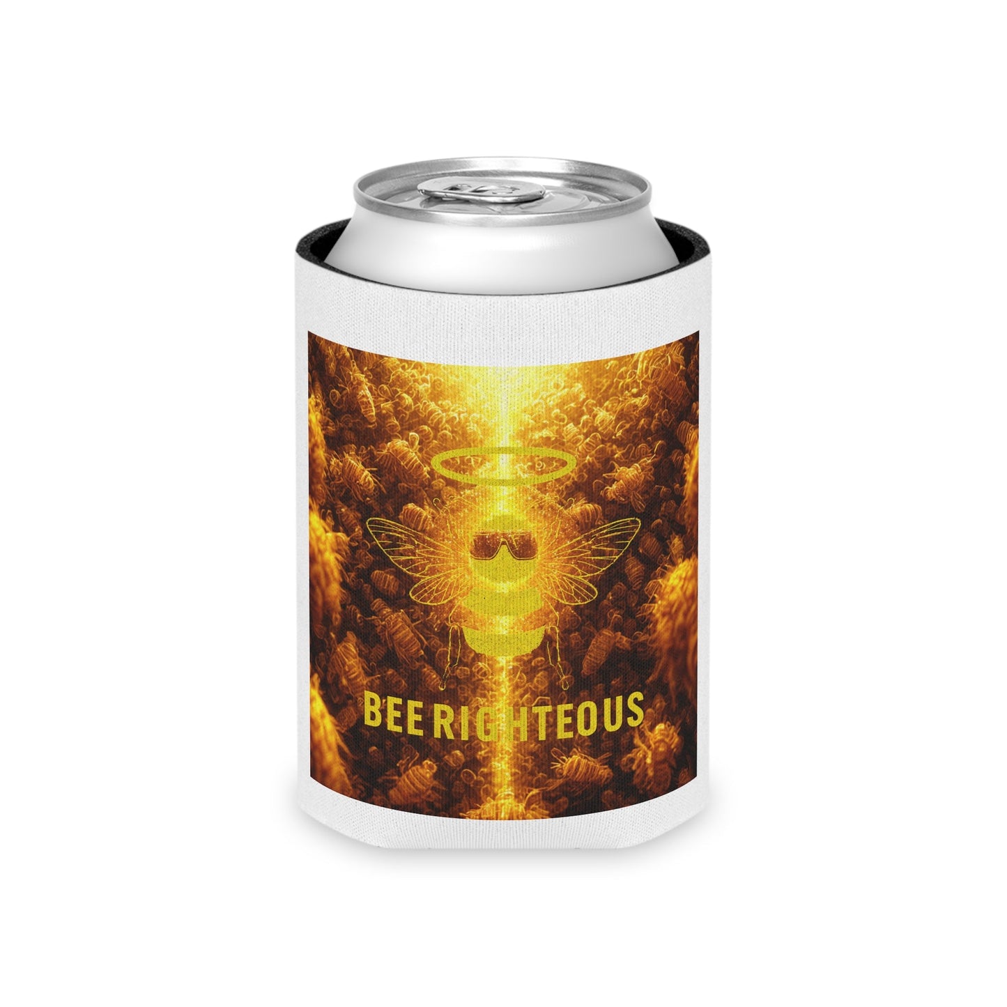 Bee Righteous Can Cooler - Eco-Friendly Party Beverage Holder & Summer BBQ Must-Have - Jack Righteous