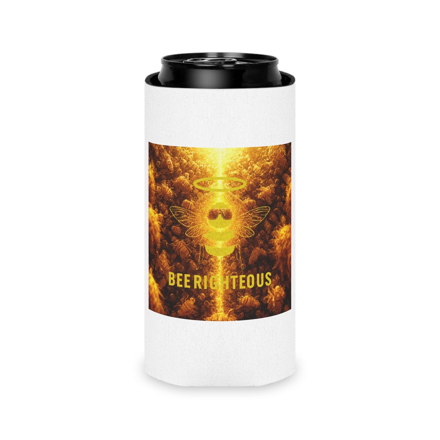Bee Righteous Can Cooler - Eco-Friendly Party Beverage Holder & Summer BBQ Must-Have - Jack Righteous