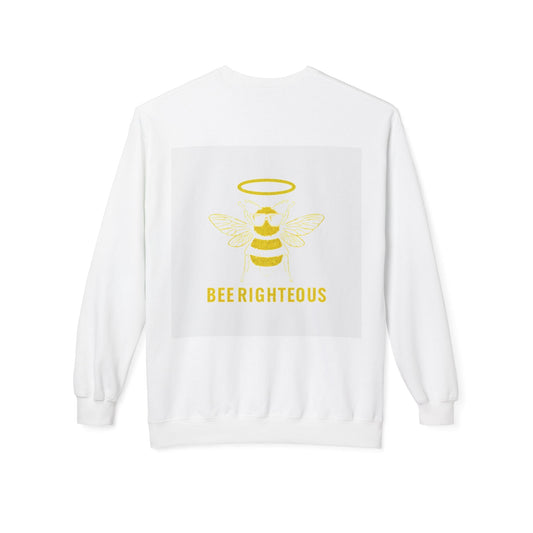 Bee Lovers Cozy Crewneck - Unisex Fleece Top - Jack Righteous
