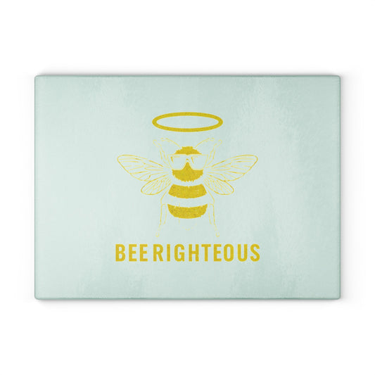 Bee Righteous Glass Cutting Board - Eco-Friendly Kitchen Decor & Unique Gift - Jack Righteous