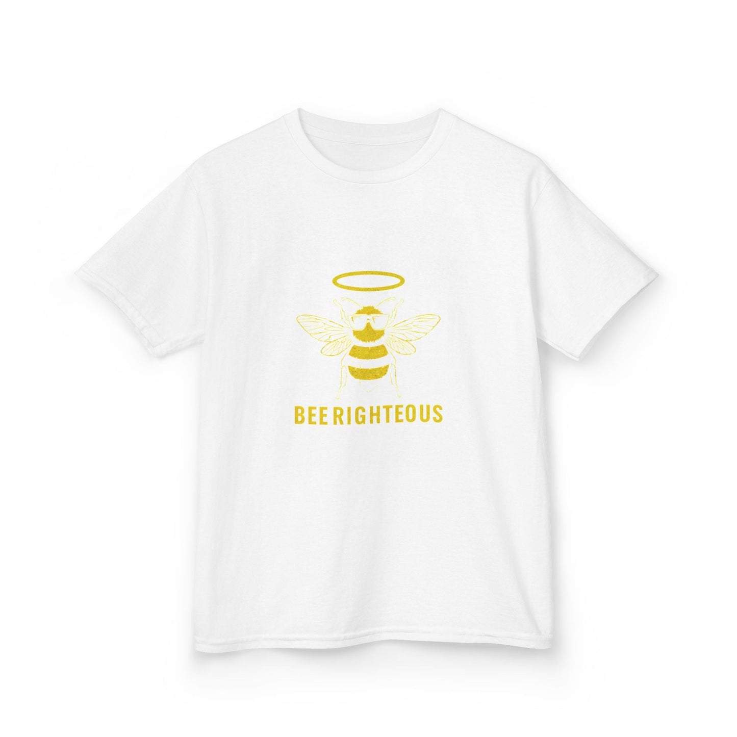 Bee Righteous Kids Tee - Fun Cotton T-Shirt for Boys and Girls, Perfect for Birthdays, Parties, Everyday Wear, Summer Outfits, Bee Lovers - Jack Righteous