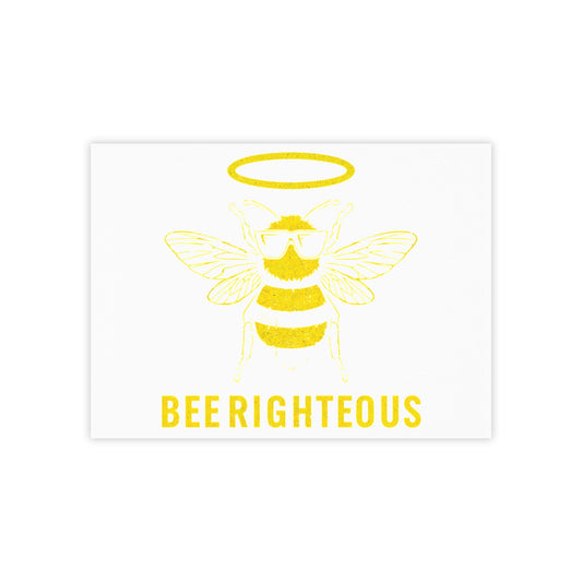 Bee - righteous Note Pads, Cute Sticky Notes, Gift for Teachers, Bee Lovers, Inspirational Office Supplies - Jack Righteous