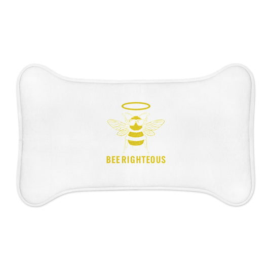 Bee Righteous Cute Dog Dish Pet Feeding Mat - Non-Slip, Fun Kitchen Decor - Jack Righteous
