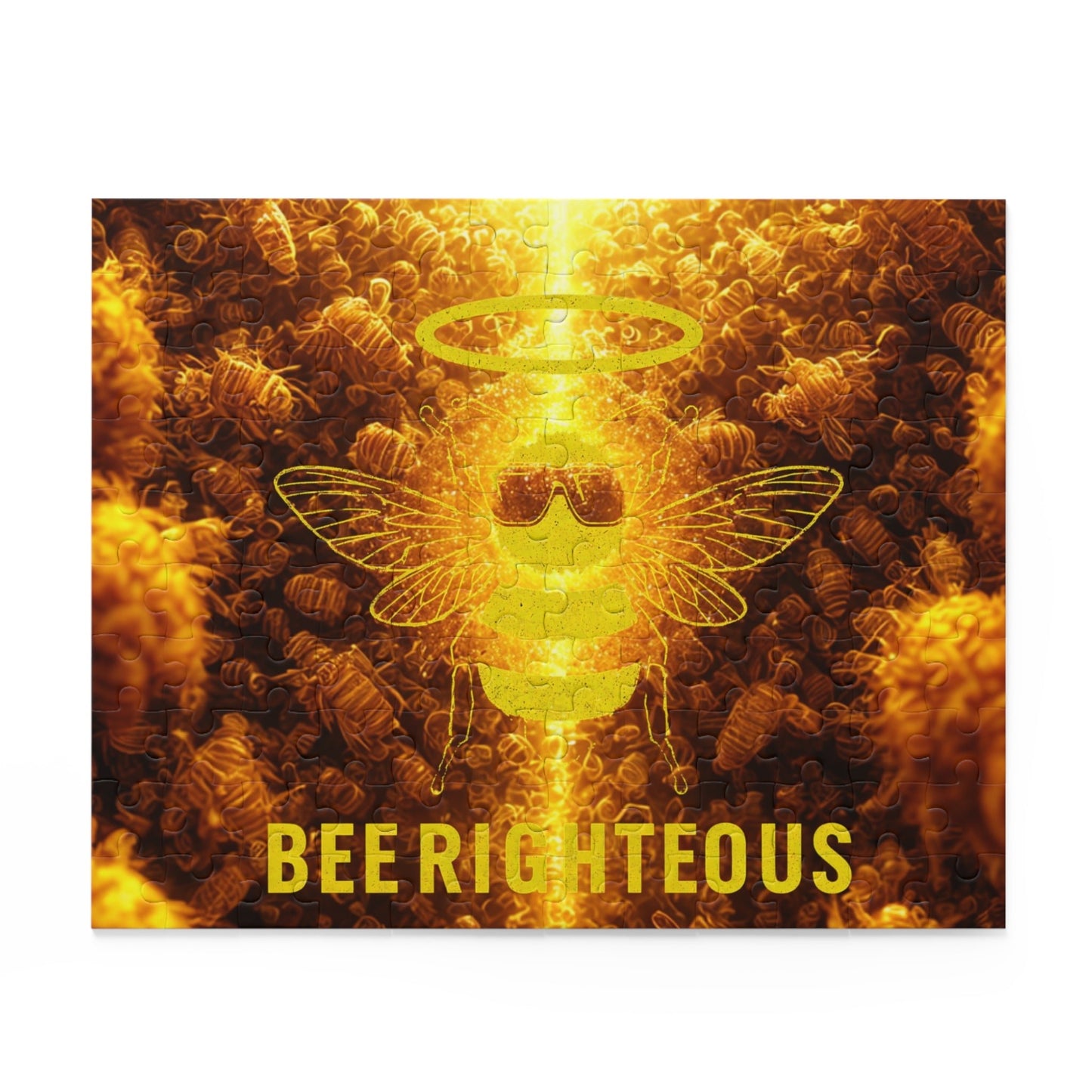 Bee Righteous Puzzle - Fun for Family Game Night, Unique Gift for Bee Lovers, Meditation and Mindfulness Activity, Home Decor and Challenge - Jack Righteous