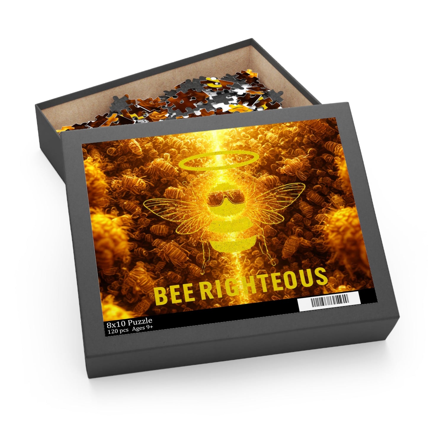 Bee Righteous Puzzle - Fun for Family Game Night, Unique Gift for Bee Lovers, Meditation and Mindfulness Activity, Home Decor and Challenge - Jack Righteous