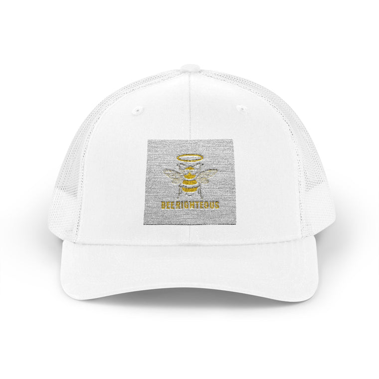 Bee Righteous Snapback Trucker Cap - Gold Design for Casual Wear & Outdoor Activities - Jack Righteous