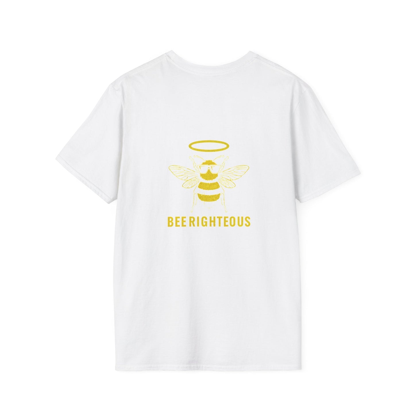 Bee Righteous Unisex T-Shirt, Bee Infused Tee for Nature Lovers, Casual Gift, Eco Spirit Wear, Unisex Graphic Shirt - Jack Righteous