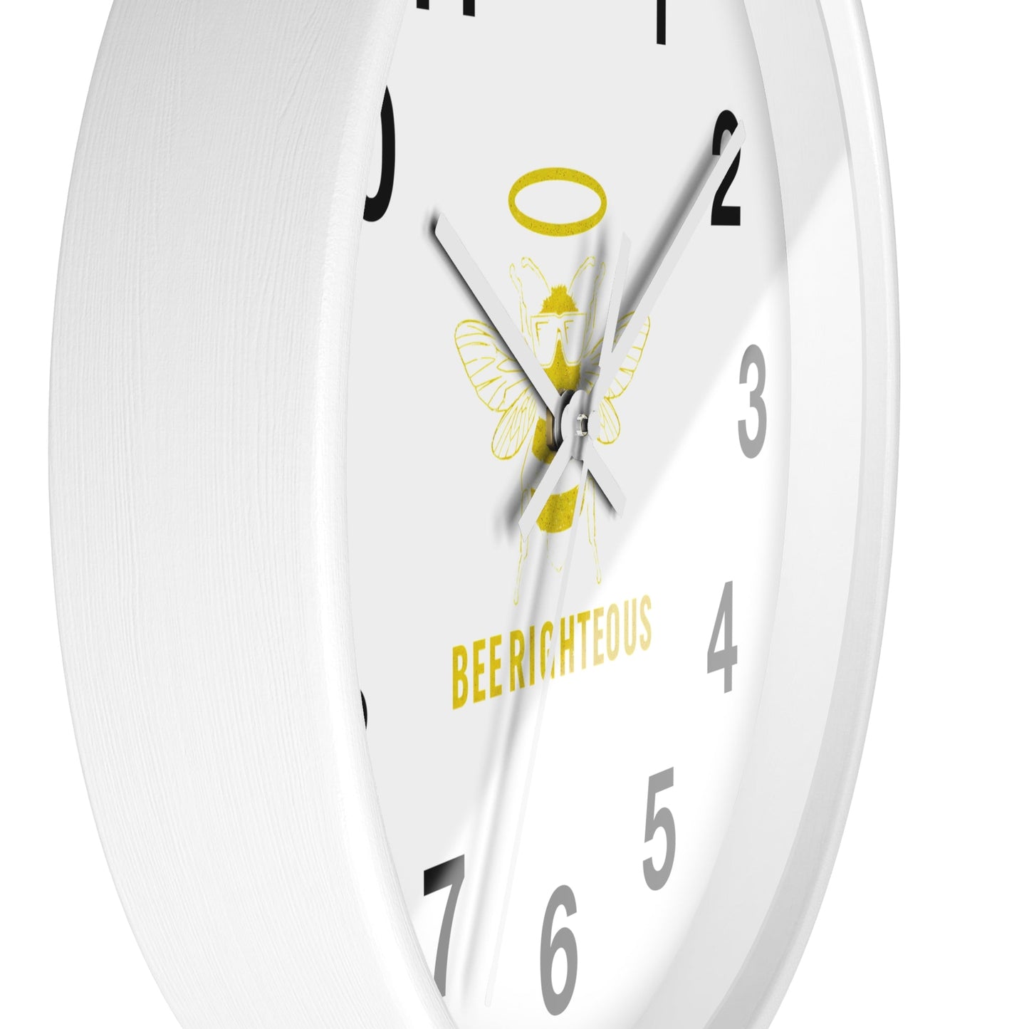 Bee Inspired Modern Wall Clock - Unique Gift for Beekeepers - Jack Righteous