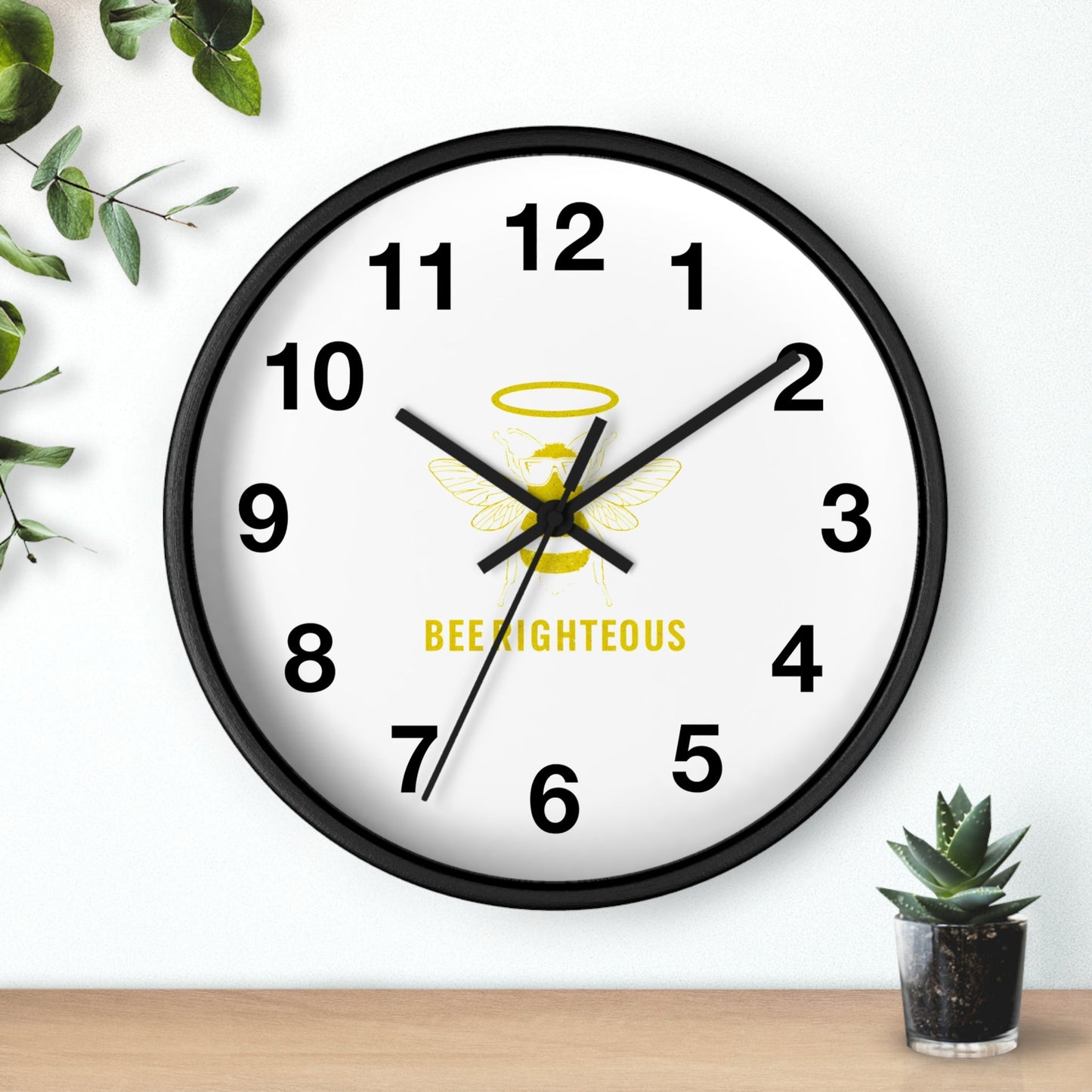 Bee Inspired Modern Wall Clock - Unique Gift for Beekeepers - Jack Righteous
